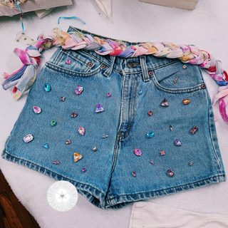GOAT Vintage Sparkle On Shorts    Shorts  - Vintage, Y2K and Upcycled Apparel