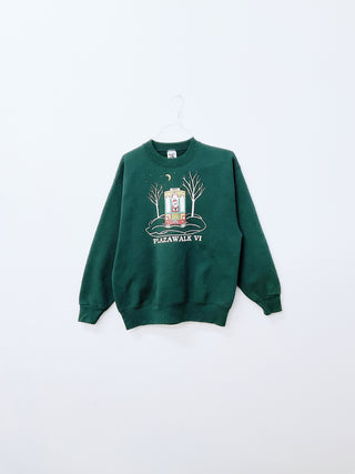 GOAT Vintage Plaza Walk Holiday Sweatshirt    Sweatshirts  - Vintage, Y2K and Upcycled Apparel