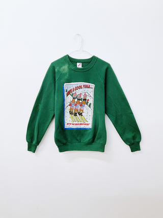 GOAT Vintage Yule Holiday Sweatshirt    Sweatshirts  - Vintage, Y2K and Upcycled Apparel