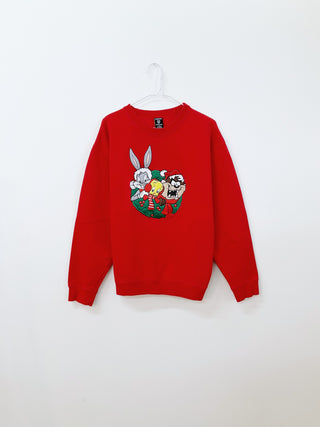 GOAT Vintage Looney Tunes Holiday Sweatshirt    Sweatshirts  - Vintage, Y2K and Upcycled Apparel