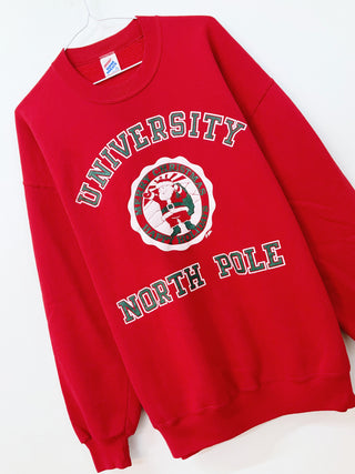 GOAT Vintage North Pole U Sweatshirt    Sweatshirts  - Vintage, Y2K and Upcycled Apparel