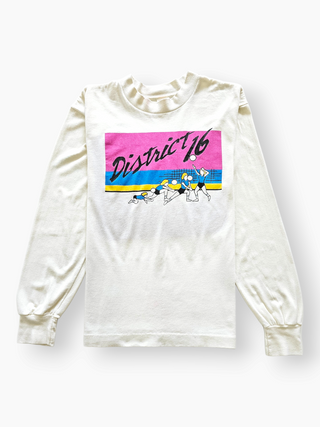 GOAT Vintage District 16 Long Sleeve    Tee  - Vintage, Y2K and Upcycled Apparel