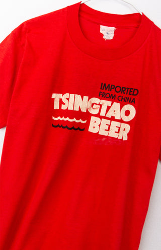 GOAT Vintage Tsingtao Beer Tee    Tee  - Vintage, Y2K and Upcycled Apparel