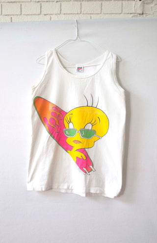 GOAT Vintage Tweety Tank    Tee  - Vintage, Y2K and Upcycled Apparel