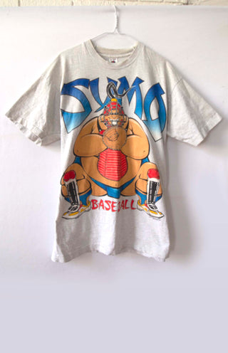 GOAT Vintage Sumo Baseball Tee    Tee  - Vintage, Y2K and Upcycled Apparel